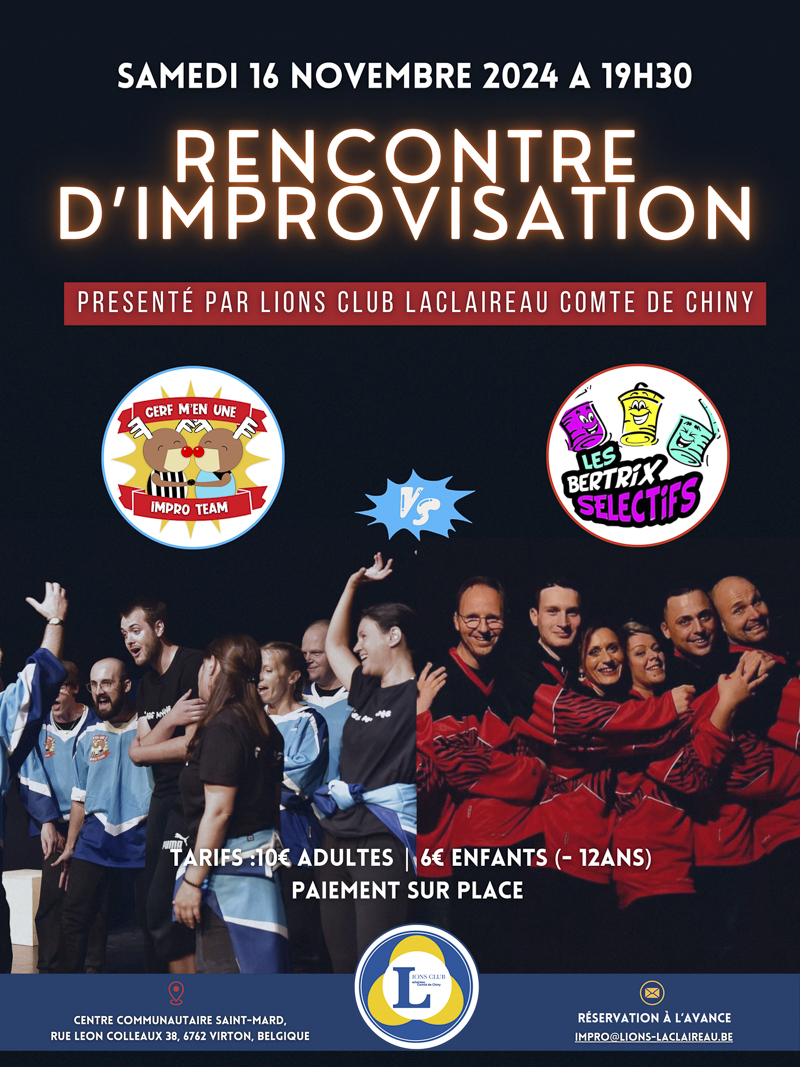 Les "Cerfs m'en une" d'Arlon rencontrent "Les Bertrix Sélectifs"de Bertrix